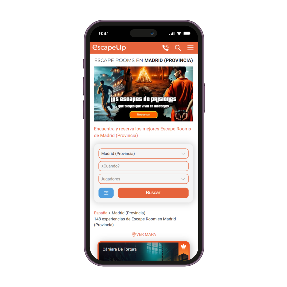 Banners promocionales en EscapeUp